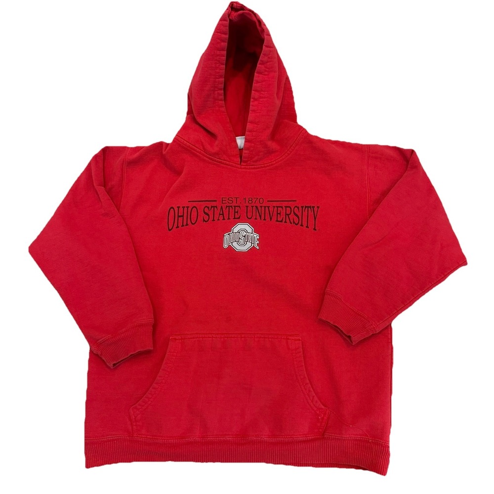 Vintage College Ware Ohio State Buckeyes Hoodie Made in USA – Size S 90s